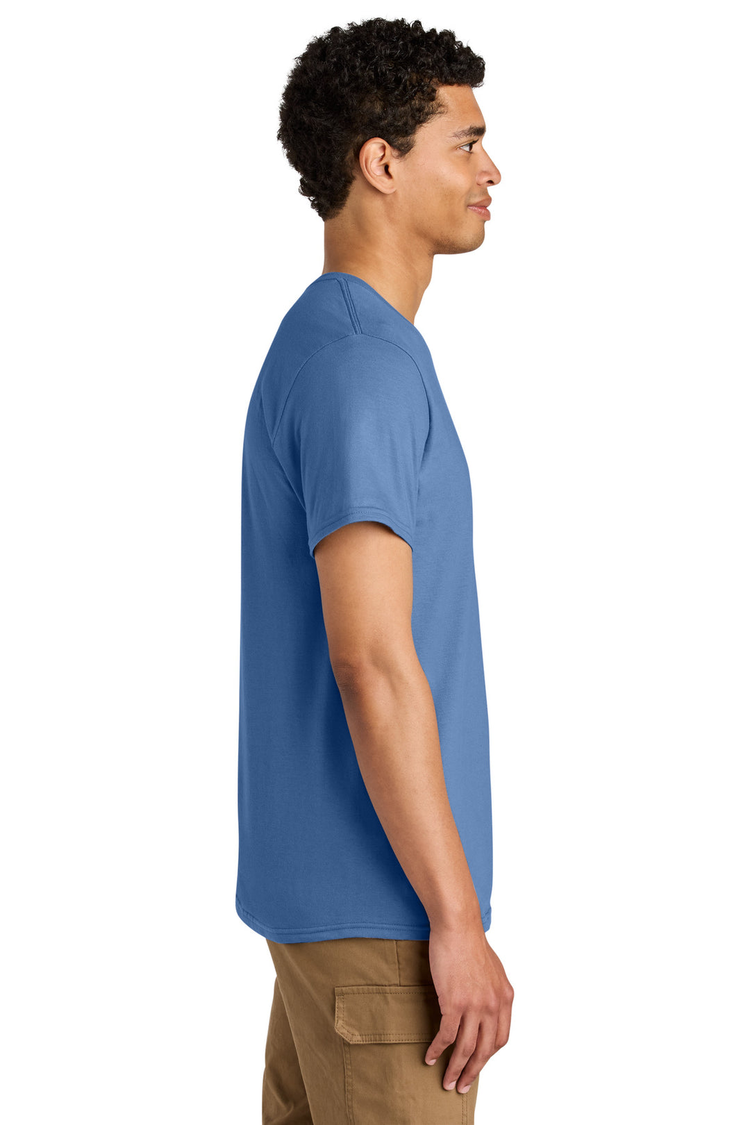PeriwnklBl Jerzees Unisex Premium Combed Ring Spun Cotton Tee 570M