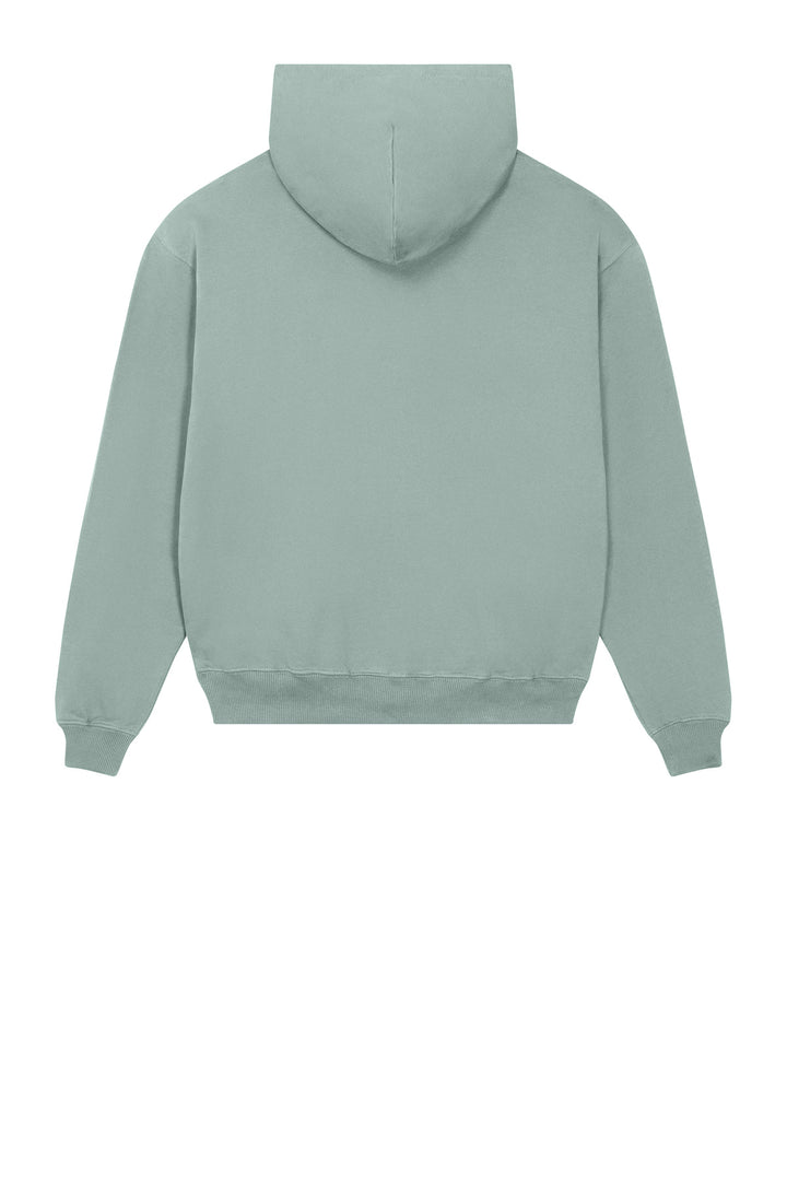Rear View of Aloe Stanley/Stella Unisex Cooper Dry Hooded Sweatshirt SXU028