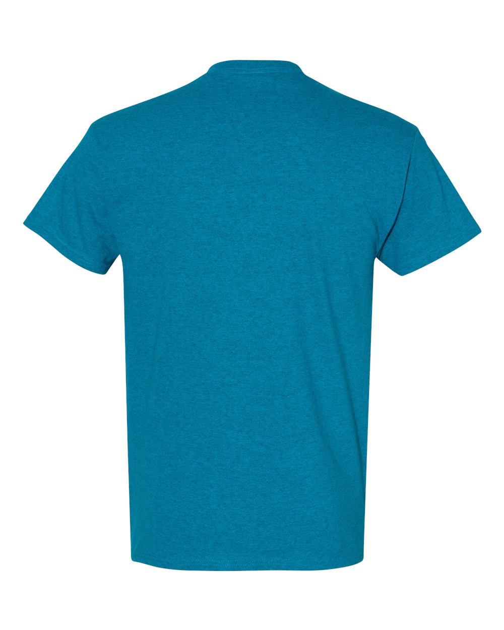 Rear View of Antique Sapphire Heavy Cotton™ T-Shirt - 5000