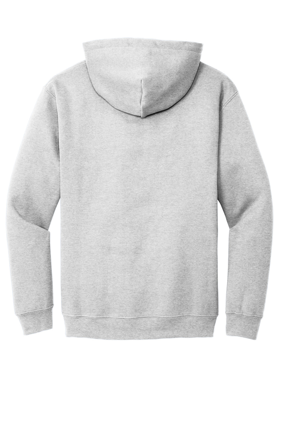 Rear View of Ash Gildan - Heavy Blend Hooded Sweatshirt. 18500