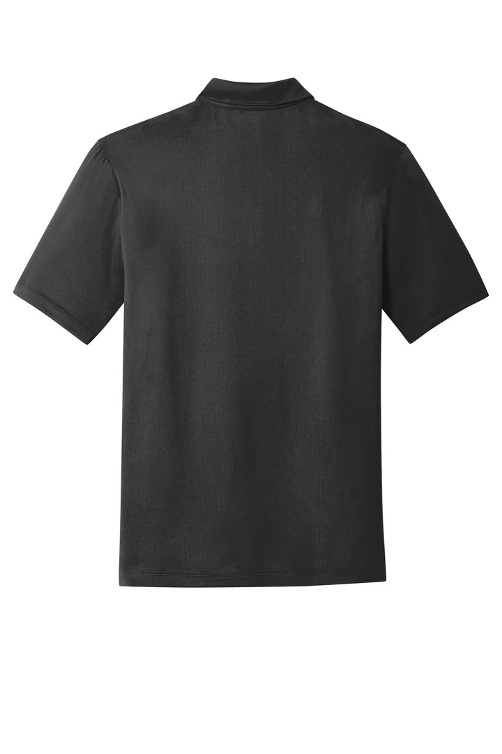 Rear View of Black Nike Dri-FIT Legacy Polo. 883681