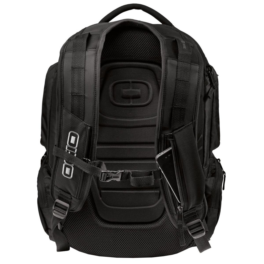 Rear View of Black OGIO - Squadron Pack. 411047