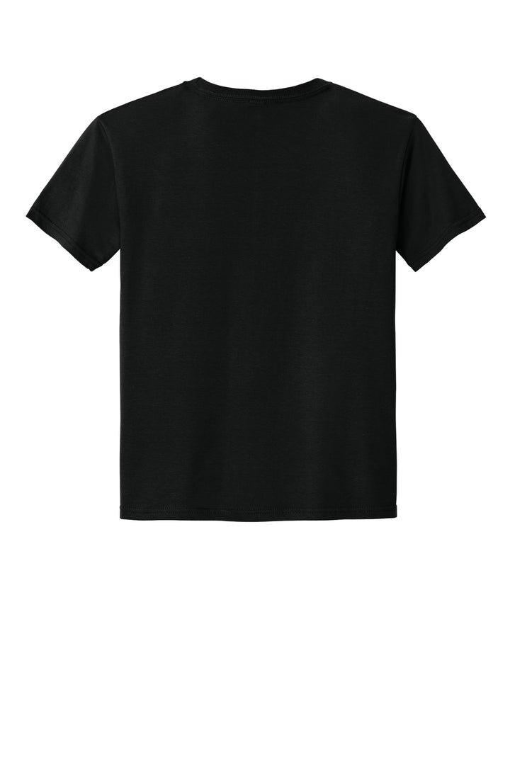 Rear View of BlackInk Jerzees Classics Youth Cotton T-Shirt 363Y