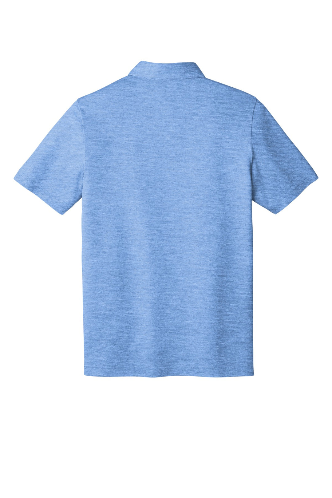 Rear View of ClscBlHthr TravisMathew Oceanside Heather Polo. TM1MU412