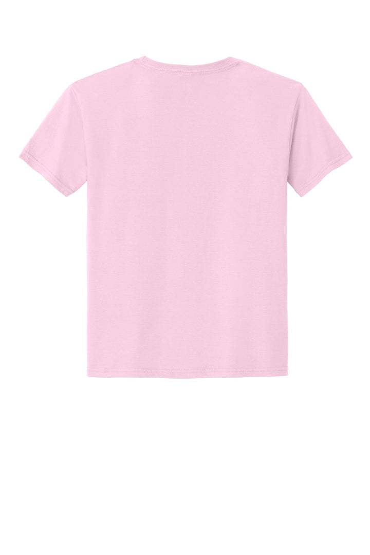Rear View of ClscPink Jerzees Classics Youth Cotton T-Shirt 363Y