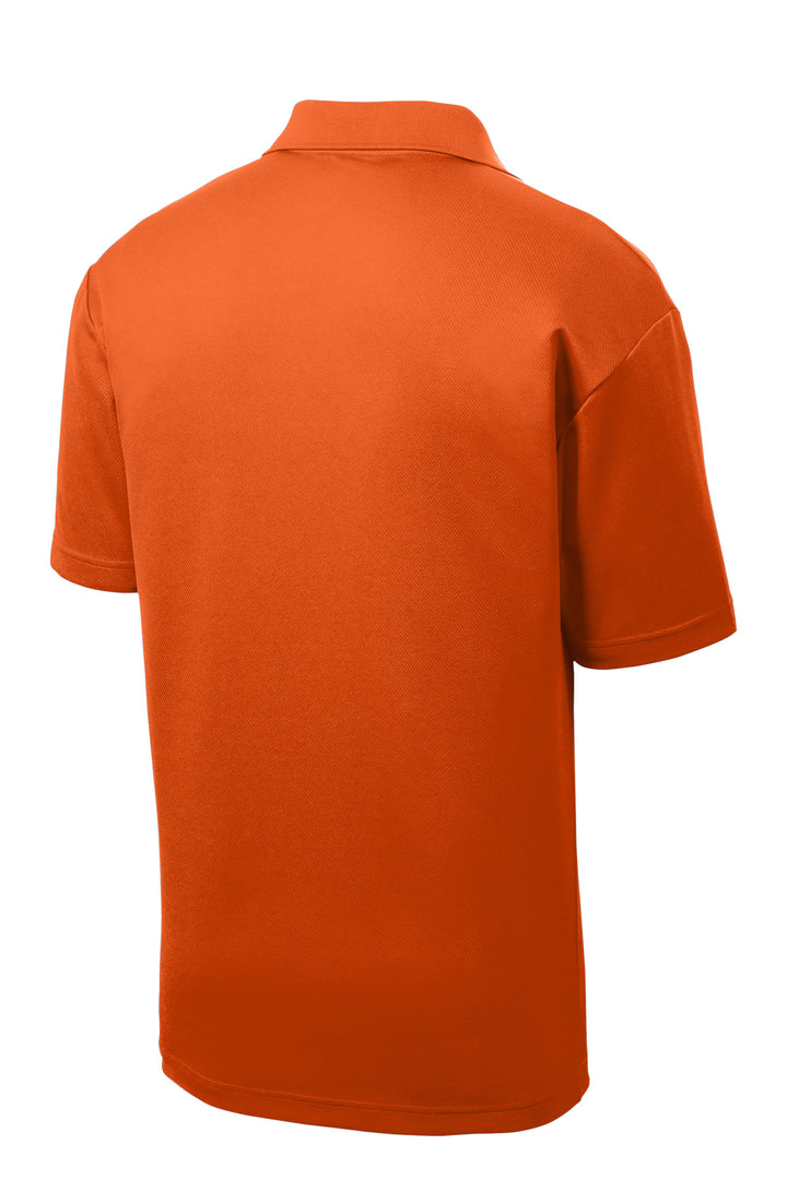Rear View of DeepOrange Sport-Tek PosiCharge RacerMesh Polo. ST640