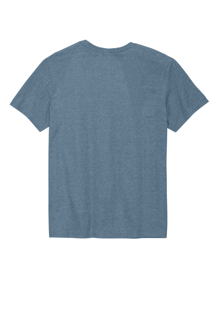 Rear View of DenimHthr Jerzees Premium Blend Ring Spun T-Shirt 560M