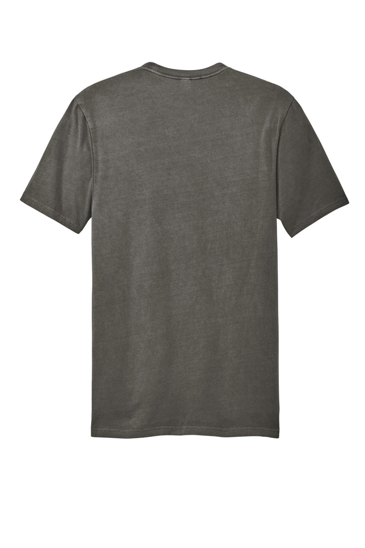 Rear View of DrftwdGrey Allmade Unisex Mineral Dye Organic Cotton Tee AL2400