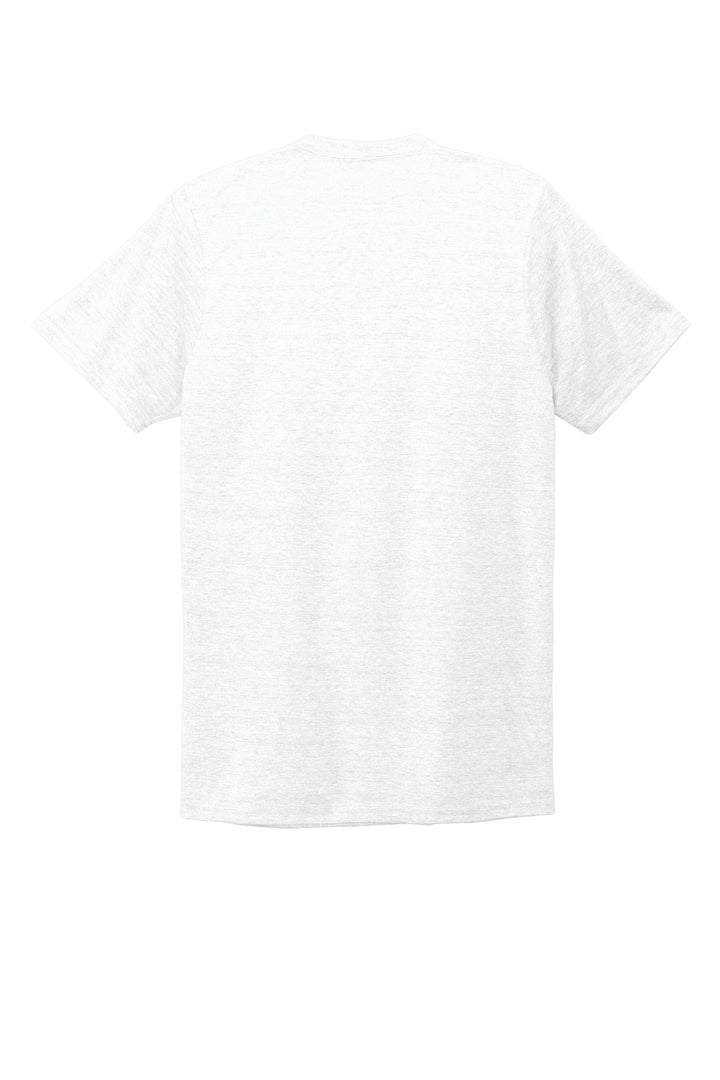 Rear View of Fairly White Allmade Unisex Tri-Blend V-Neck Tee AL2014