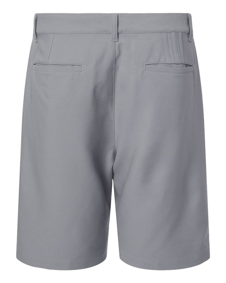 Rear View of Grey Three Golf Shorts - A2000
