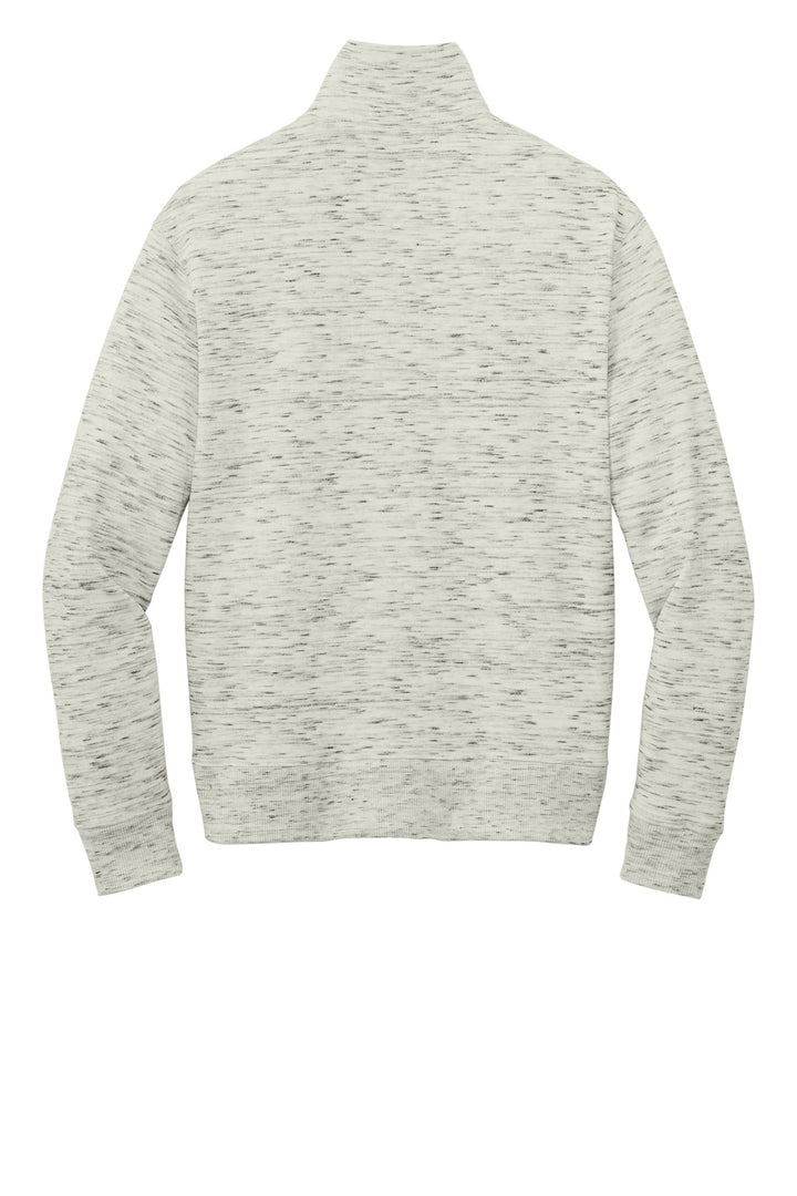 Rear View of HiRsGSpcDy tentree Women's Space Dye Fleece 1/4-Zip TTCW6108