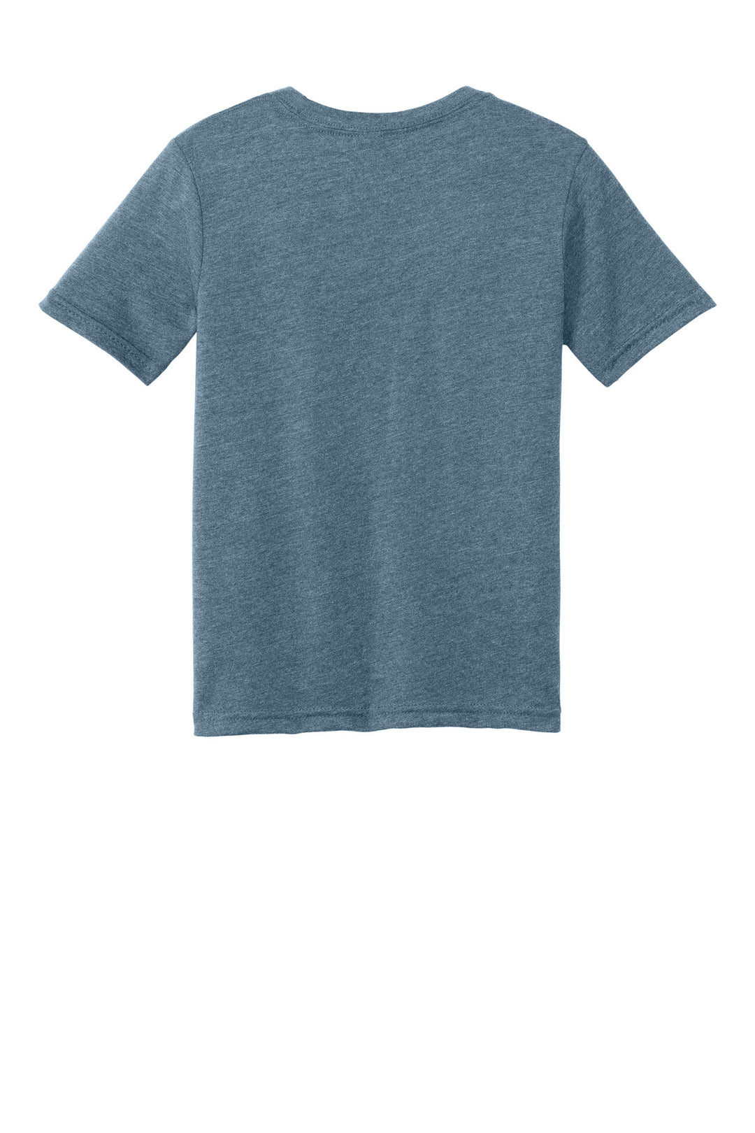 Rear View of HthrSltBlu Next Level Apparel Youth CVC Tee NL3312