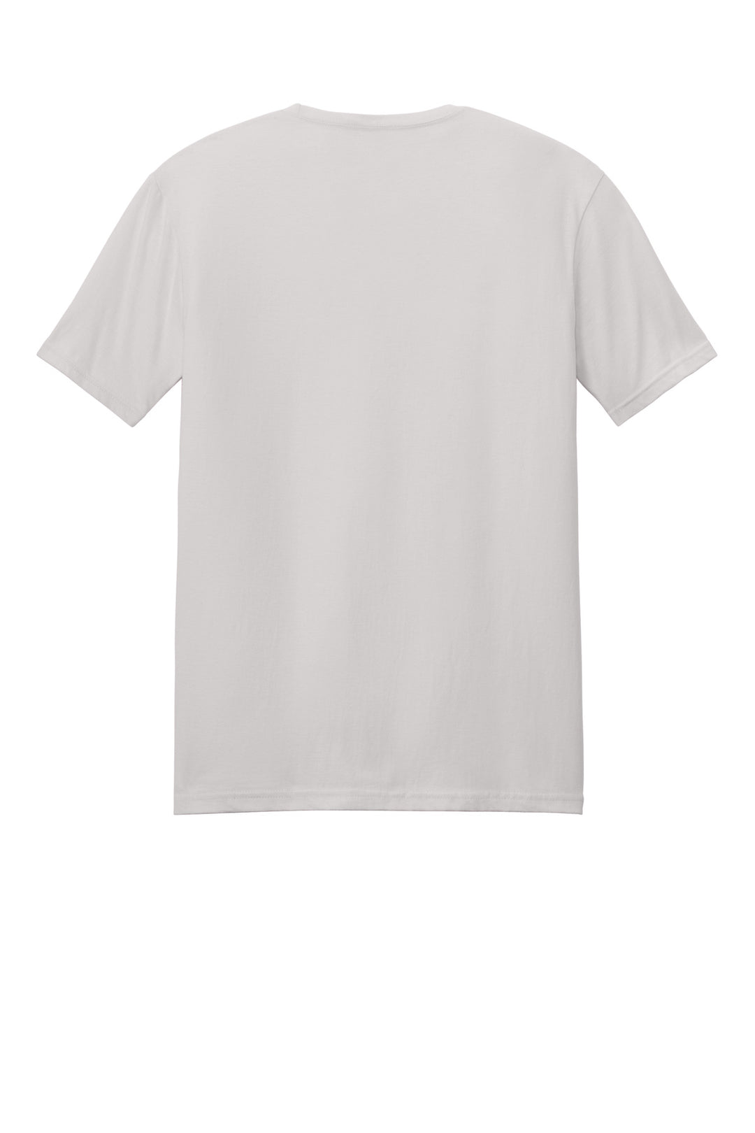 Rear View of IceGrey Gildan Softstyle T-Shirt. 64000