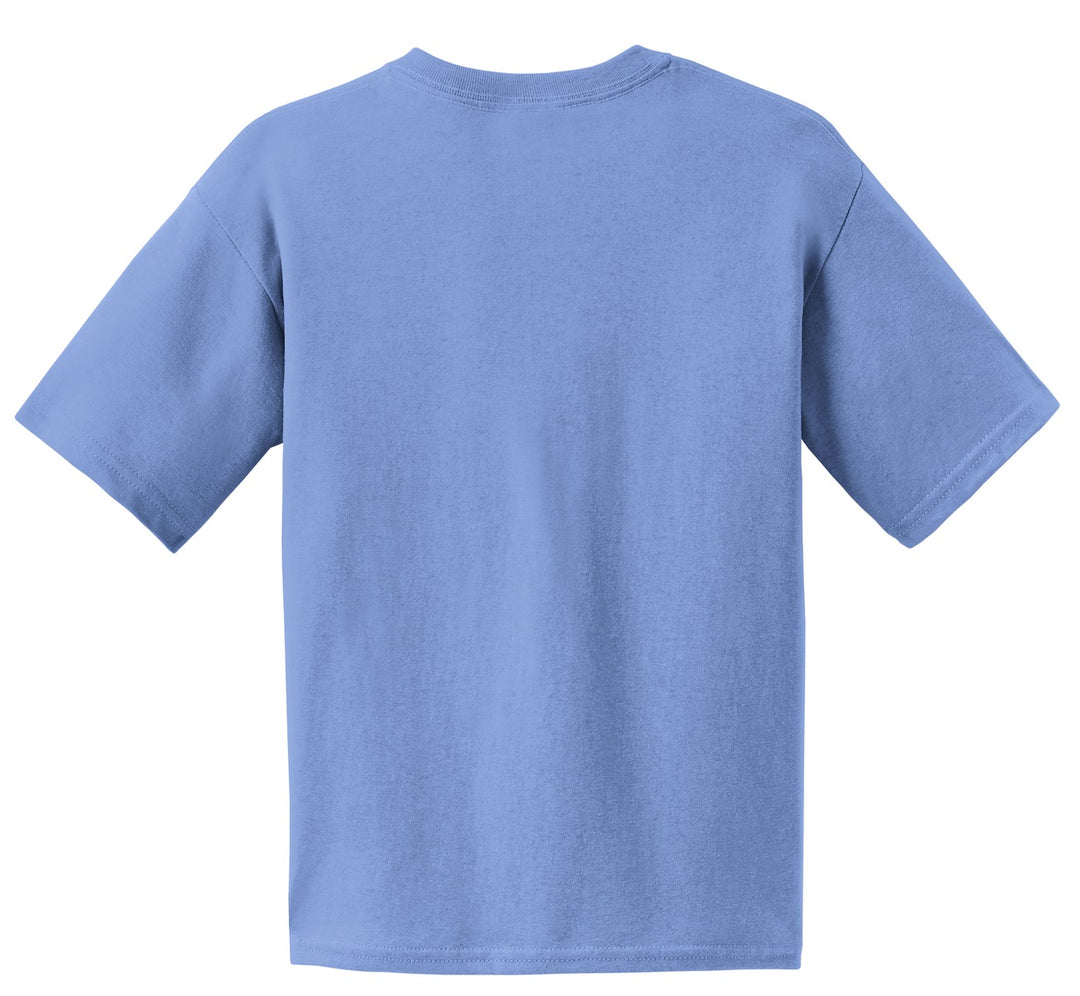 Rear View of Iris Gildan - Youth Ultra Cotton 100% US Cotton T-Shirt. 2000B