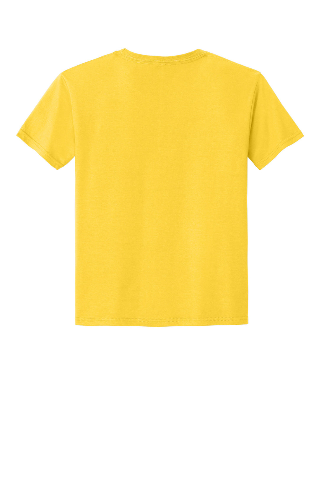 Rear View of IslandYllw Jerzees Classics Youth Cotton T-Shirt 363Y
