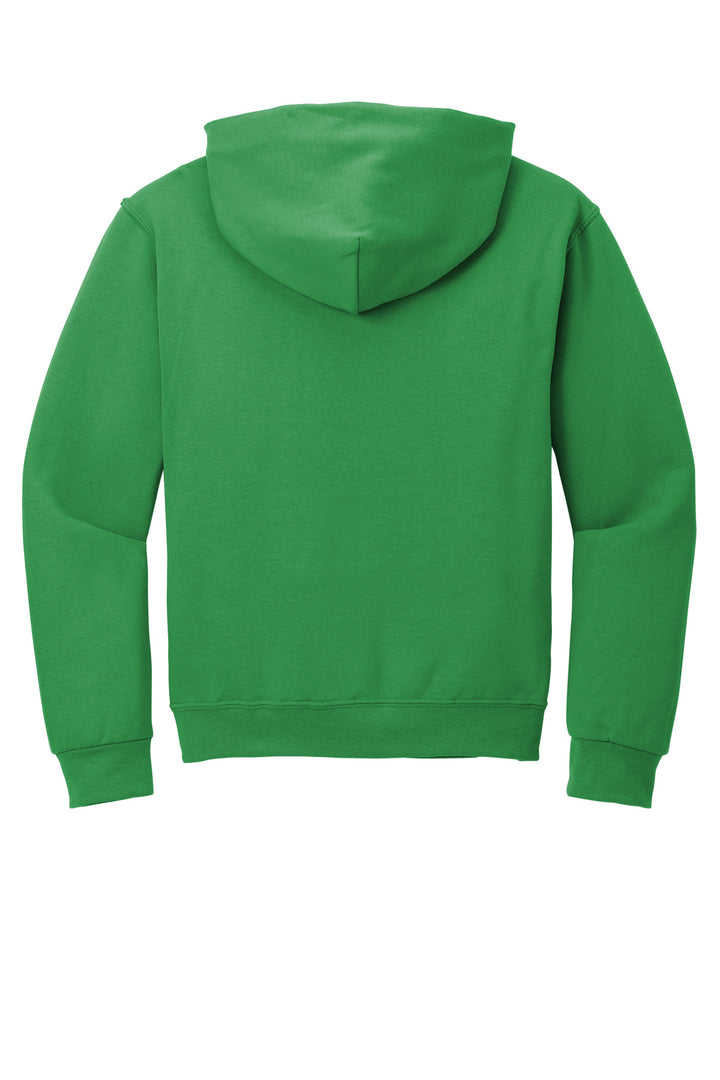 Rear View of Kelly Jerzees NuBlend Pullover Hooded Sweatshirt. 996M