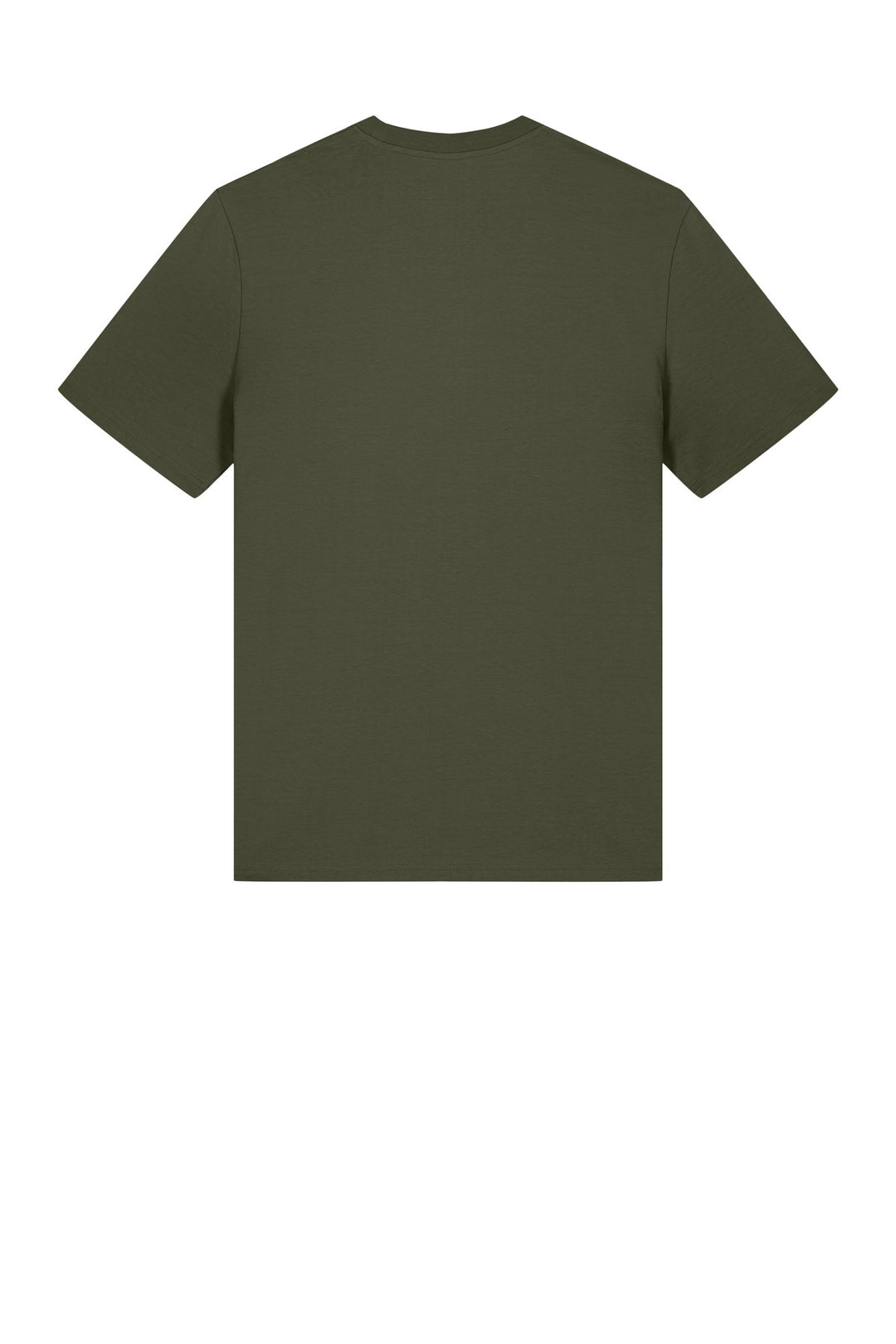 Rear View of KhakiGreen Stanley/Stella Unisex Creator 2.0 Tee SXU001
