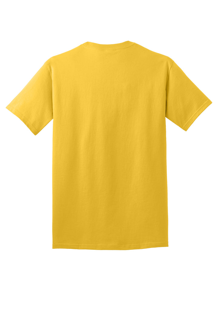 Rear View of LemonYllw Port & Company - Core Cotton Tee. PC54