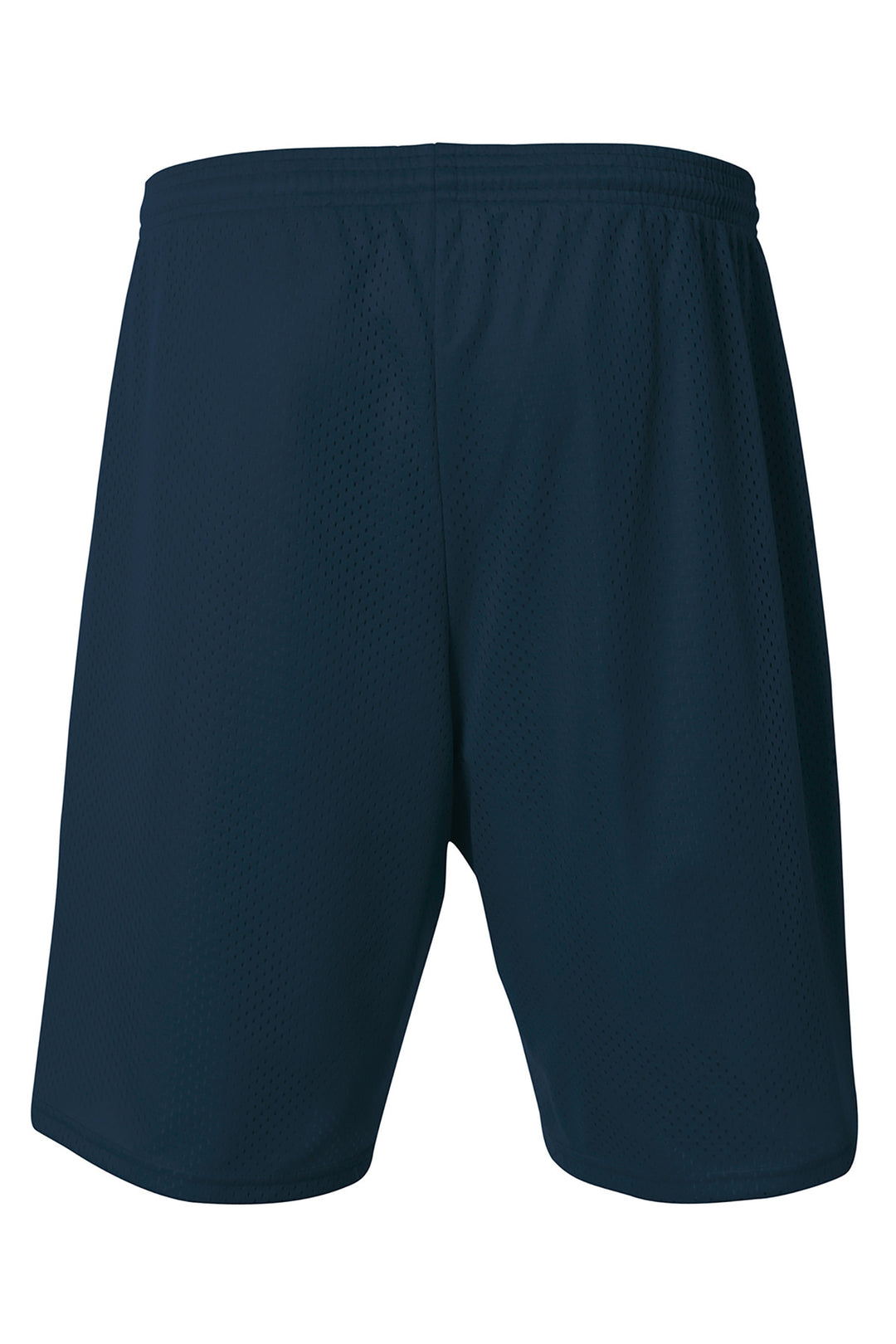 Rear View of Navy A4 Sprint 7" Mesh Short A4N5293