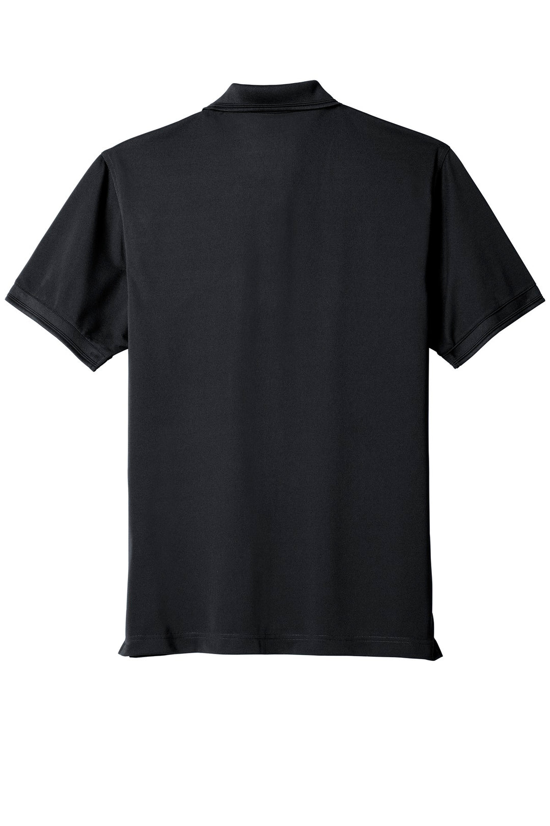Rear View of Navy Blue CornerStone Industrial Snag-Proof Pique Pocket Polo. CS4020P