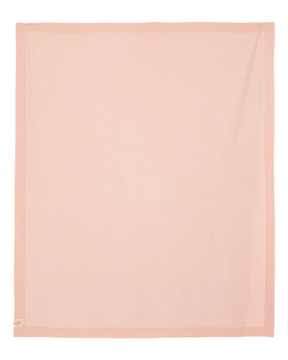 Rear View of Peachy Garment-Dyed Fleece Dorm Blanket - 15BT