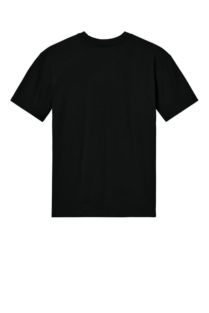 Rear View of PitchBlack Gildan Hammer Maxweight Tee 75000
