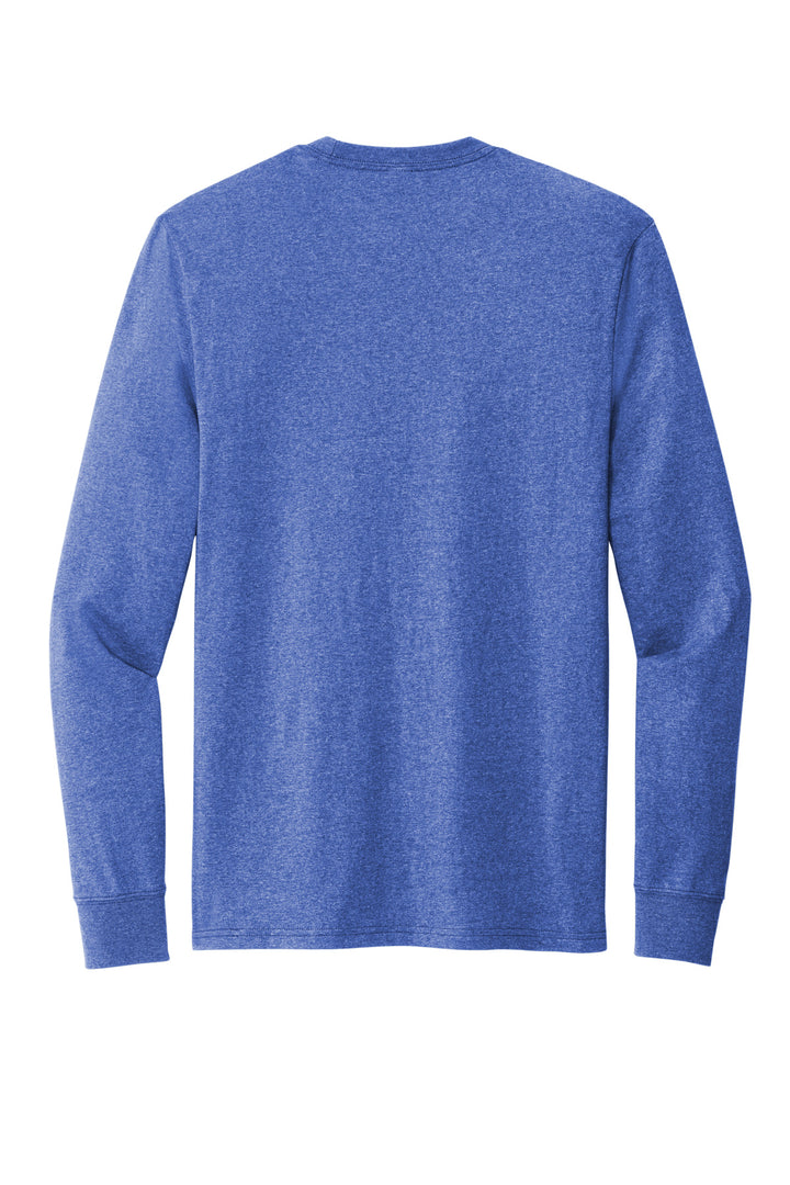 Rear View of ReusdRylHt Allmade Unisex Long Sleeve Recycled Blend Tee AL6204