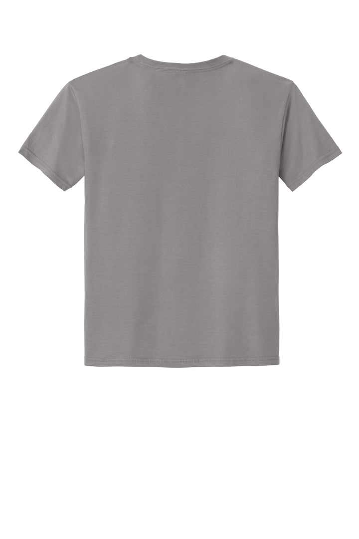 Rear View of Rock Jerzees Classics Youth Cotton T-Shirt 363Y
