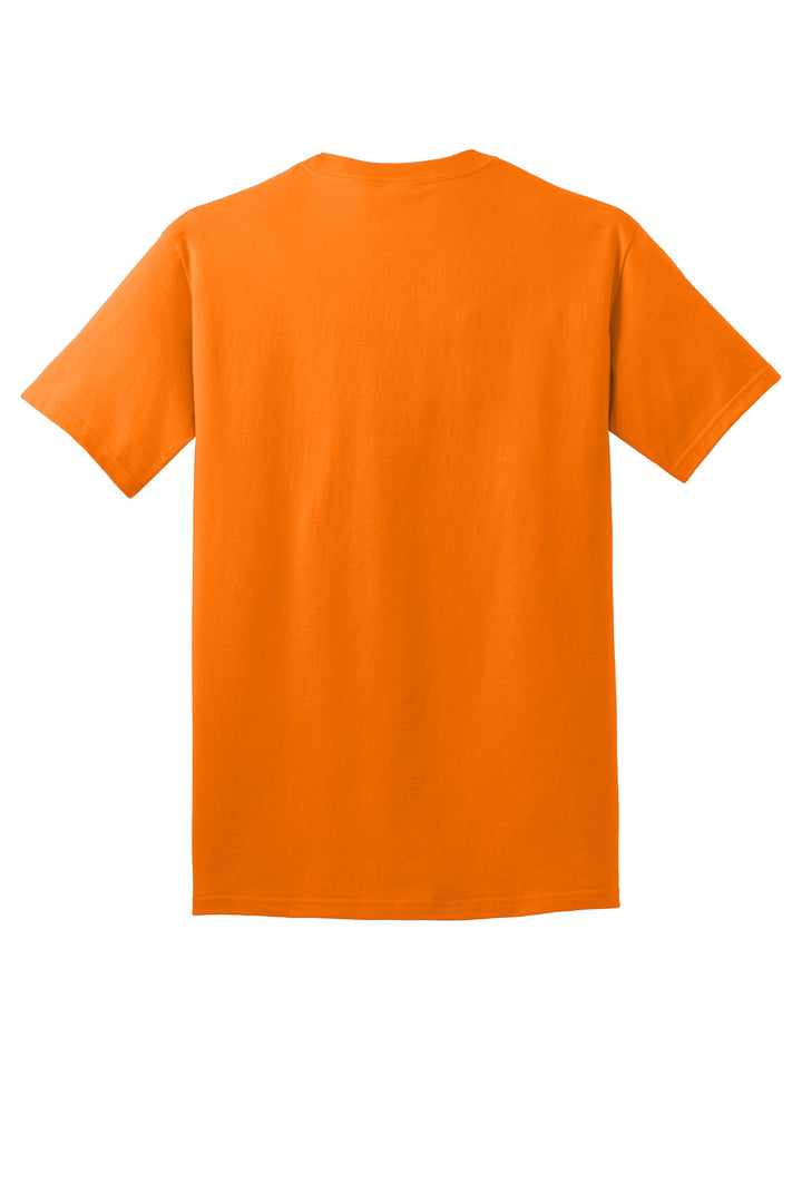 Rear View of TennOrange Port & Company - Core Cotton Tee. PC54