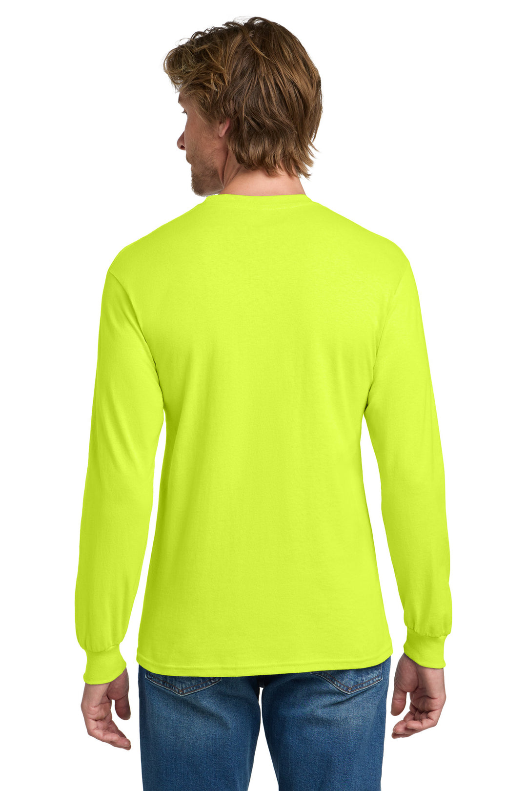SftyGrn Gildan - Heavy Cotton 100% Cotton Long Sleeve T-Shirt. 5400