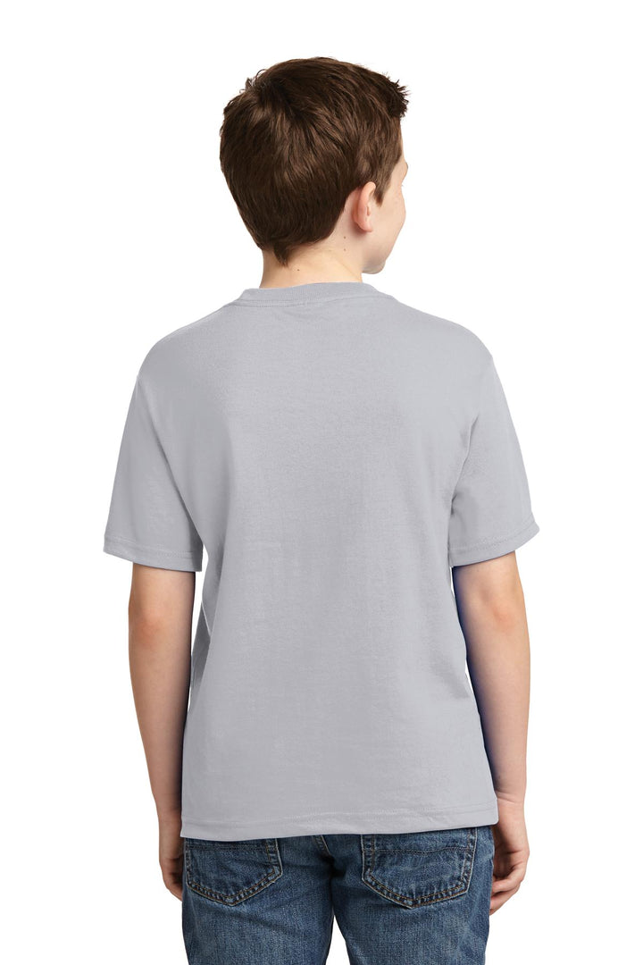 Silver Jerzees - Youth Dri-Power 50/50 Cotton/Poly T-Shirt. 29B