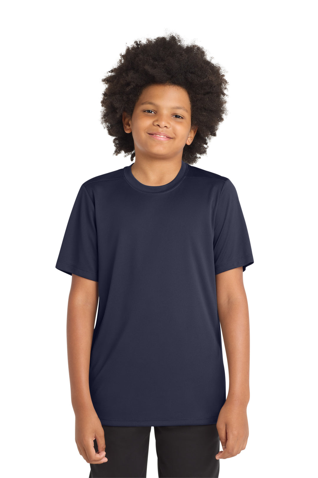 True Navy Sport-Tek Youth Posi-UV Pro Tee. YST420