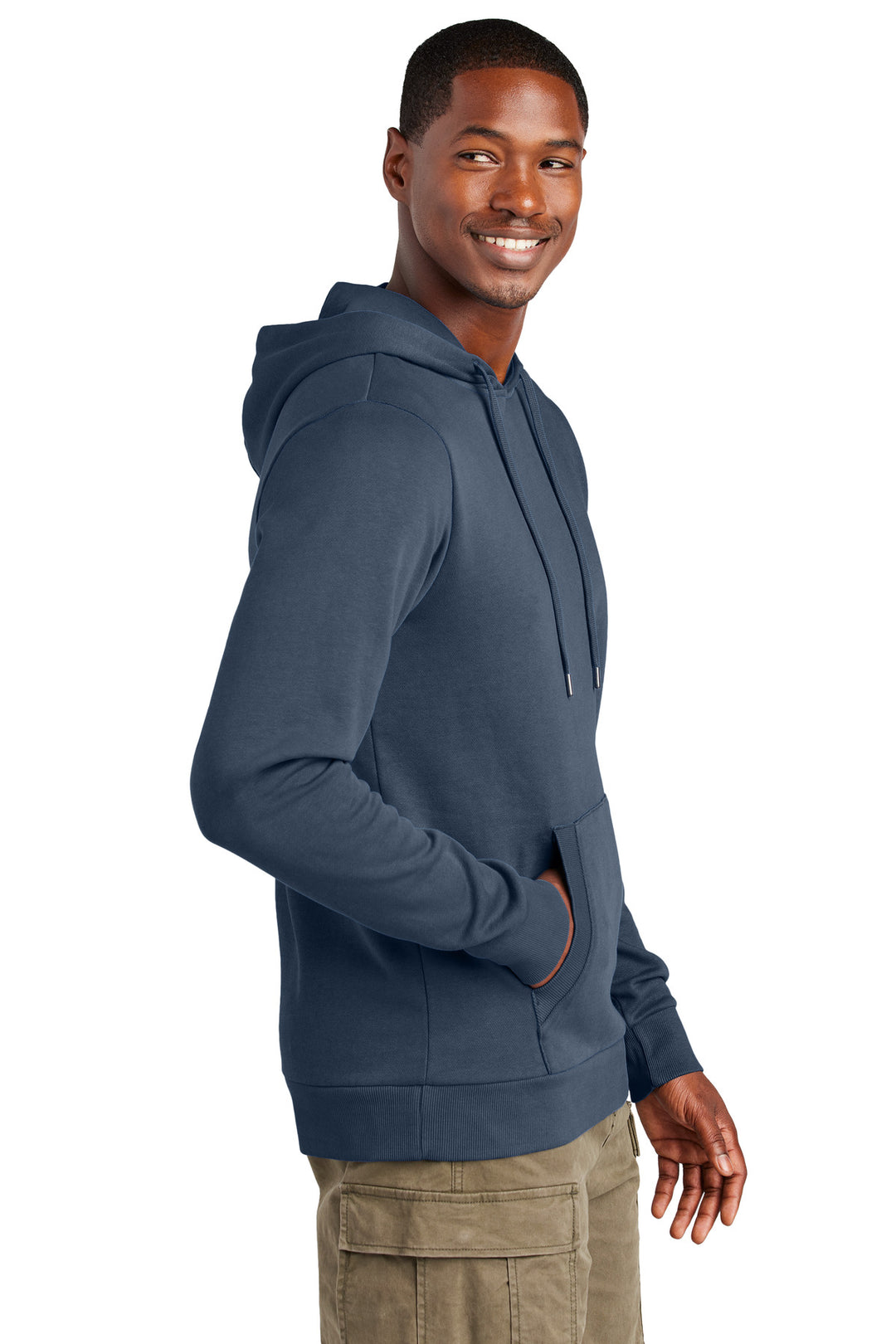 TrueNavy District Wash Fleece Hoodie DT2200