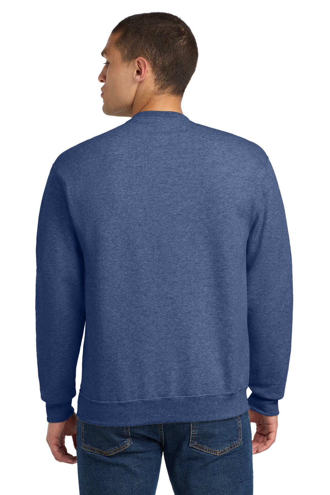 VtgHtrBl Jerzees - NuBlend Crewneck Sweatshirt. 562M