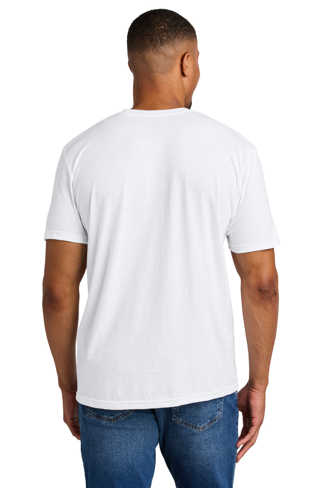 White Gildan Softstyle CVC Tee 64000CVC